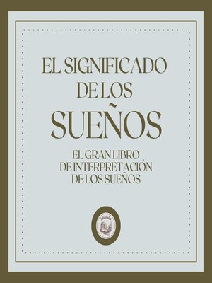 cover image of El Significado de los Sueños